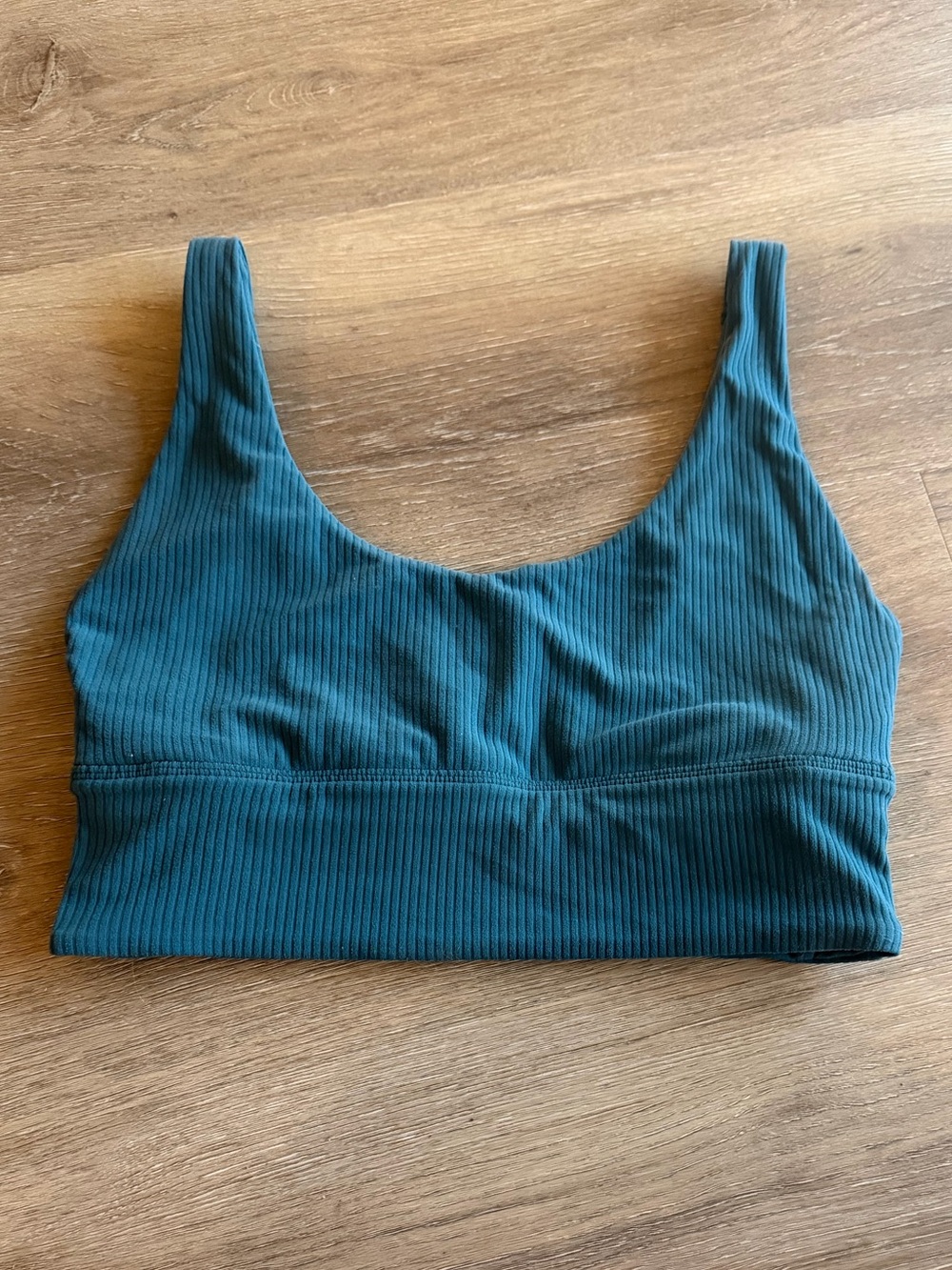 lululemon athletica Ribbed Scoop Bralette - Teal Green size 4